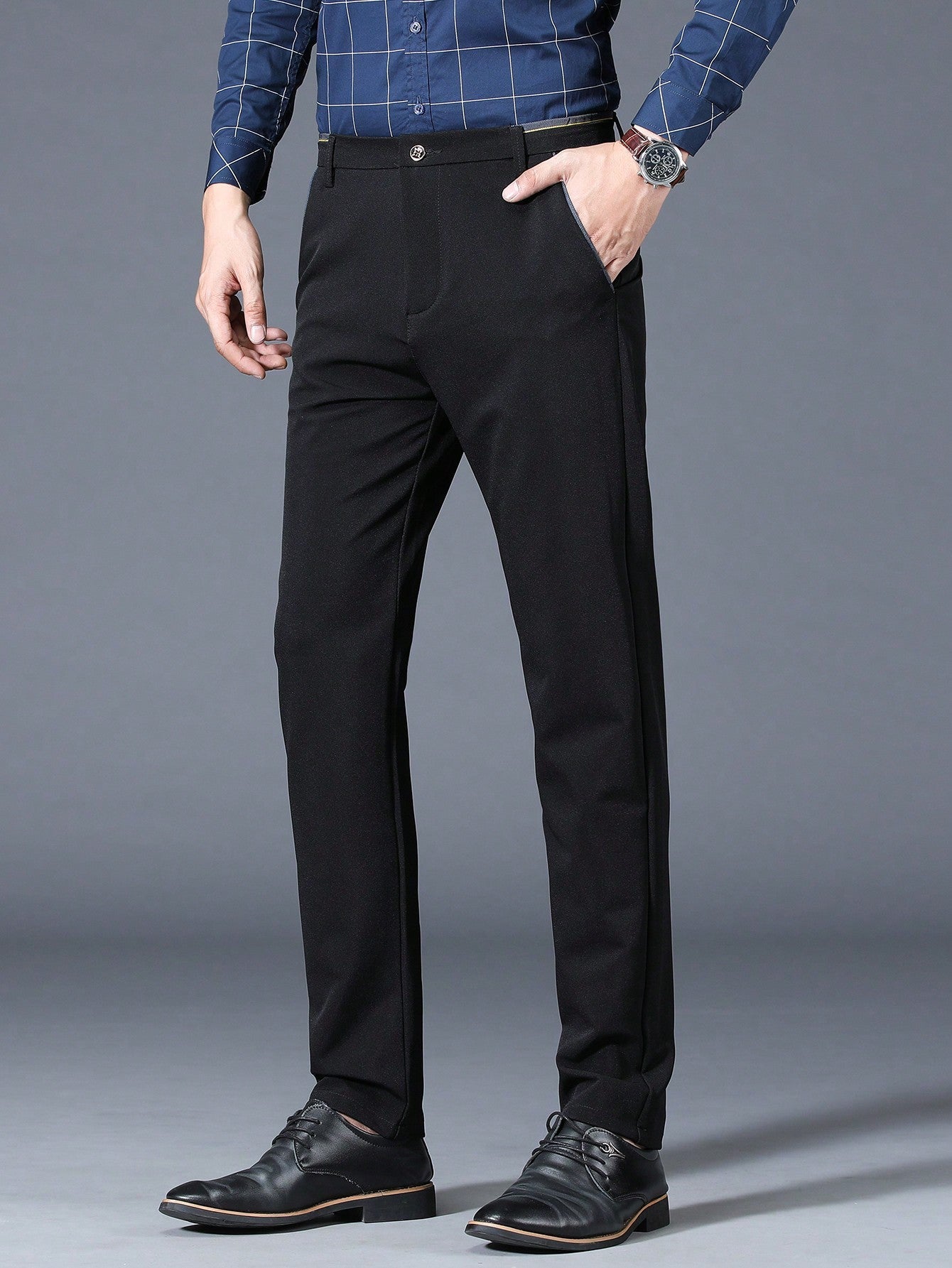 Men's Business Straight Leg Dress Pants